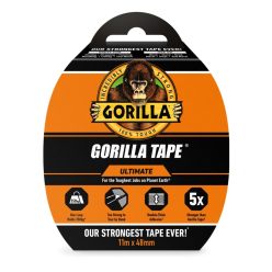 Gorilla Tape ULTIMATE Čierna Extrémne Silná Páska 11m x 48mm   Gorilla Tape ULTIMATE Čierna Extrémne Silná Páska 11m x 48mm