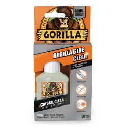 GORILLA GLUE CLEAR KRIŠTÁĽOVO ČÍRE LEPIDLO 50 ML GORILLA GLUE CLEAR KRIŠTÁĽOVO ČÍRE LEPIDLO 50 ML