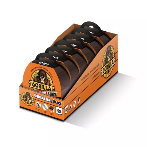 Gorilla Tape Black 11 M X 48 MM Čierna Extra Silná Lepiaca Páska