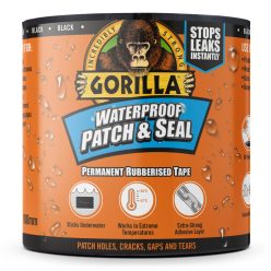 Gorilla Waterproof Patch & Seal Tape fekete, 3m x 100mm, vízálló ragasztószalag, dobozos kiszerelés