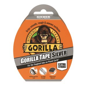   GORILLA TAPE SILVER 11 M X 48 MM Strieborná EXTRA SILNÁ LEPIACA PÁSKA