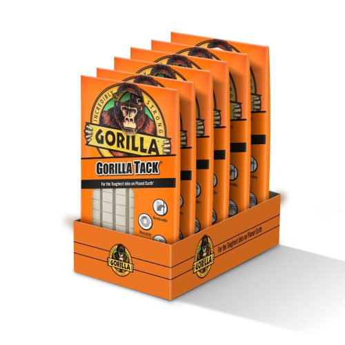 GORILLA TACK ŽIVICOVÉ LEPIDLO V KOCKÁCH NA OPAKOVANÉ POUŽITIE 84 KS/BALENIE