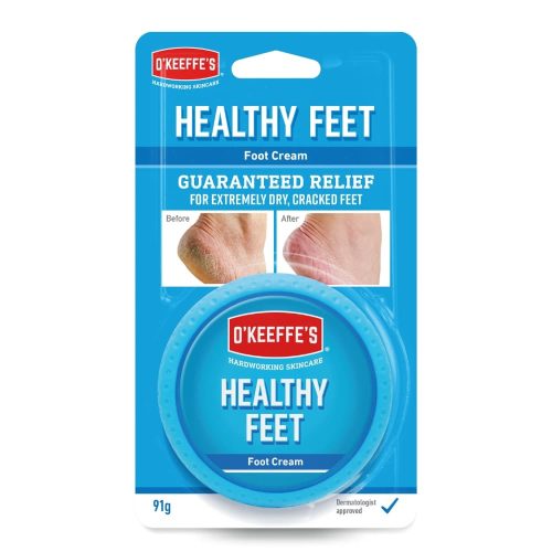 OKeeffes Healthy Feet hydratačný krém na nohy pre suché a popraskané päty – dóza 91 g