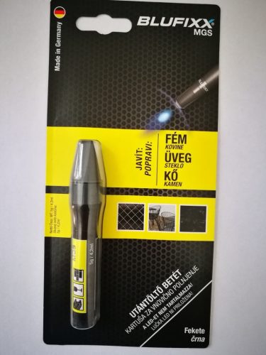 Blufixx MGS svetlotvrdnúci čierny gél na opravy 5 g - na kov, sklo a kameň