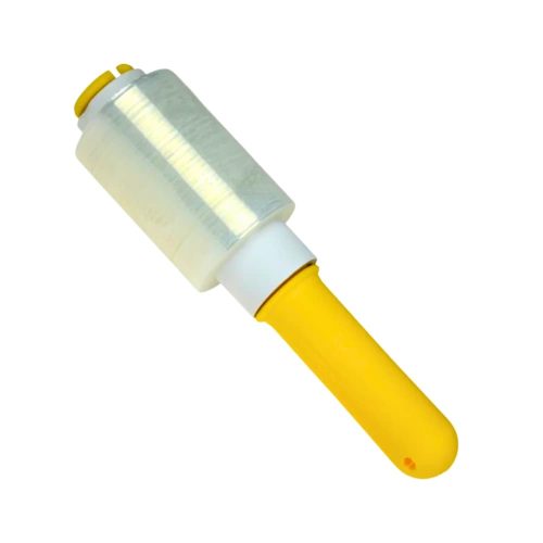 Blue Dolphin mini ručná stretch fólia, priehľadná, s plastovým odvíjačom, 100 mm × 0,2 kg