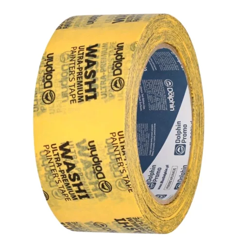 Blue Dolphin Washi Ultra Premium festőszalag 48×50 m közelről, nagy tapadású maszkolószalag professzionális felhasználásra