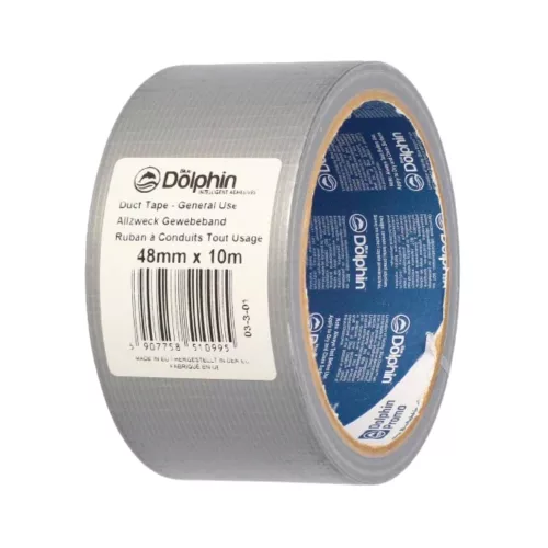 Blue Dolphin duct tape lepiaca páska sivá 190 mikrónov 48 mm × 10 m