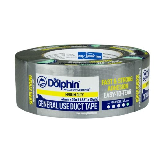 Blue Dolphin Duct Tape lepiaca páska sivá 48mm x 50m