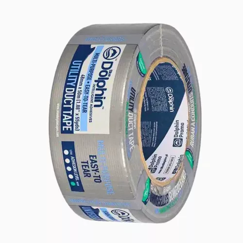Blue Dolphin Utility Duct Tape Lepiaca páska Sivá 150 mikrónov 48 mm × 50 m