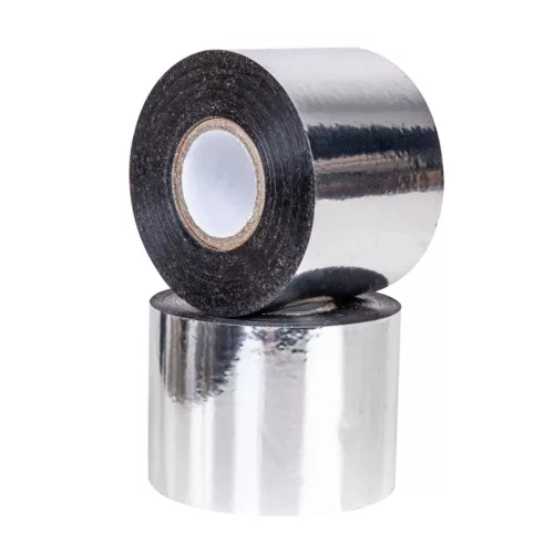 Euro Tape metalizovaná lepiaca páska 48 mm × 50 m – teplovzdorná, UV odolná, strieborná