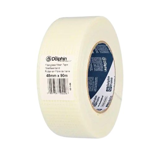 Blue Dolphin samolepiaca sklotextilná výstužná mriežková páska na sadrokartón 48 mm × 90 m – balené prevedenie