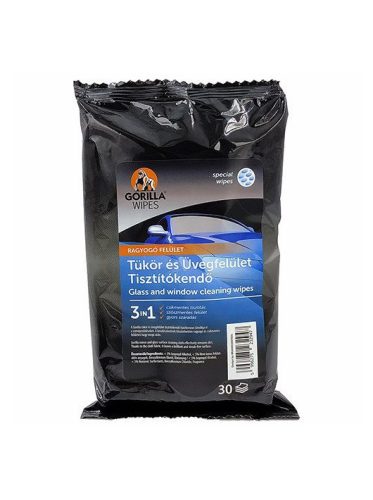 Gorilla Wipes handrička na čistenie zrkadiel a sklenených povrchov 30/BOX