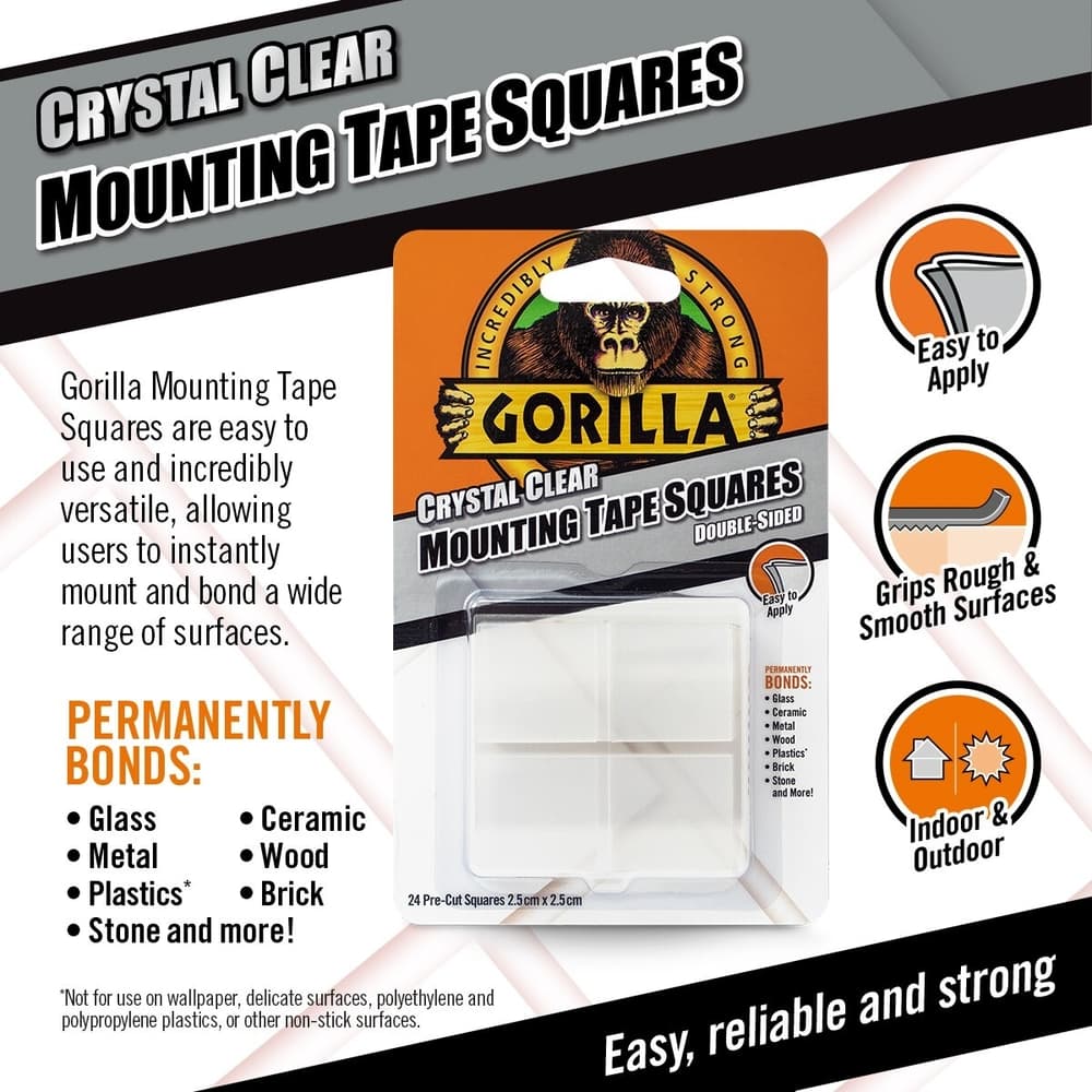 Gorilla Mounting Tape Square Technical Sheet