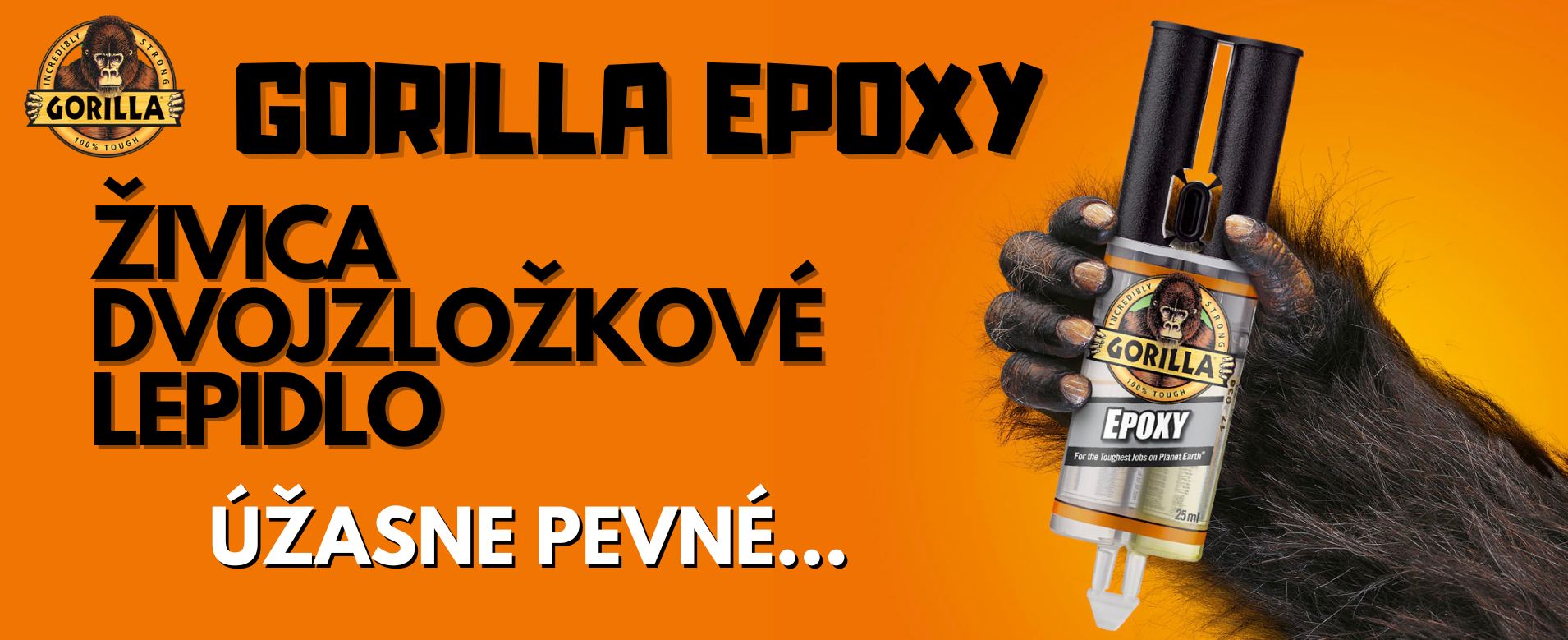 Gorilla Epoxy Dvojzložkové Lepidlo